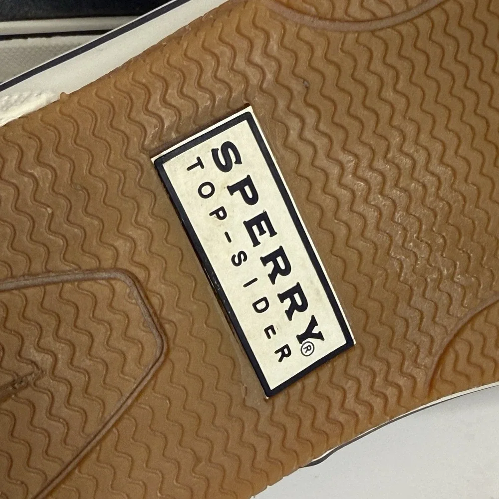 Men's These Are Sperry Top-Sider Boat Shoes Navy Blue Size 9.5
